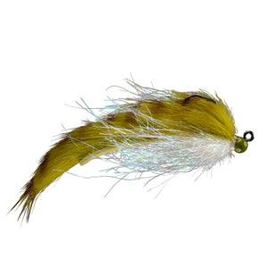 RIO Sir Sticks A Lot Olive, baitfish streamer with heavy jig head