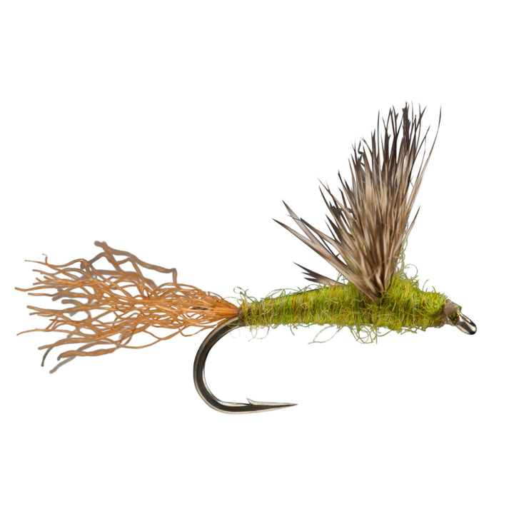 RIO Sparkle Dun Baetis, emerger with fanned elk wing