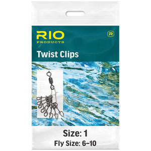 RIO Twist Clips pack, size 1 for fly size 6-10