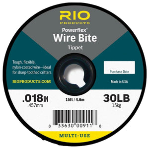 RIO Wire Bite tippet spool, 30 lb label