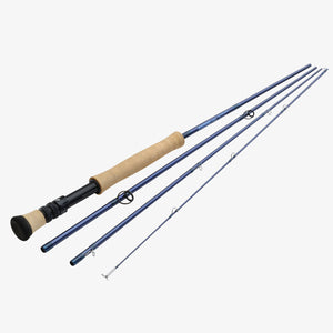 Sage Signal 890-4 saltwater fly rod laid out in four sections
