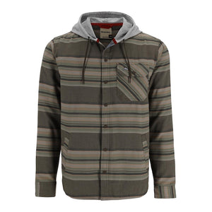 Simms Santee Flannel Hoody Hickory/Dolomite