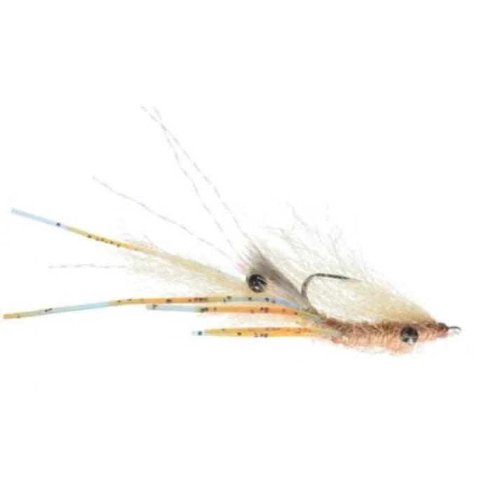 Scratchy Mantis Shrimp Lead Eye, saltwater shrimp fly by North Country Flies