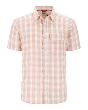 Simms Big Sky SS Shirt in White Starfish, front view