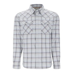 Simms Brackett LS Shirt in Aspen, front view