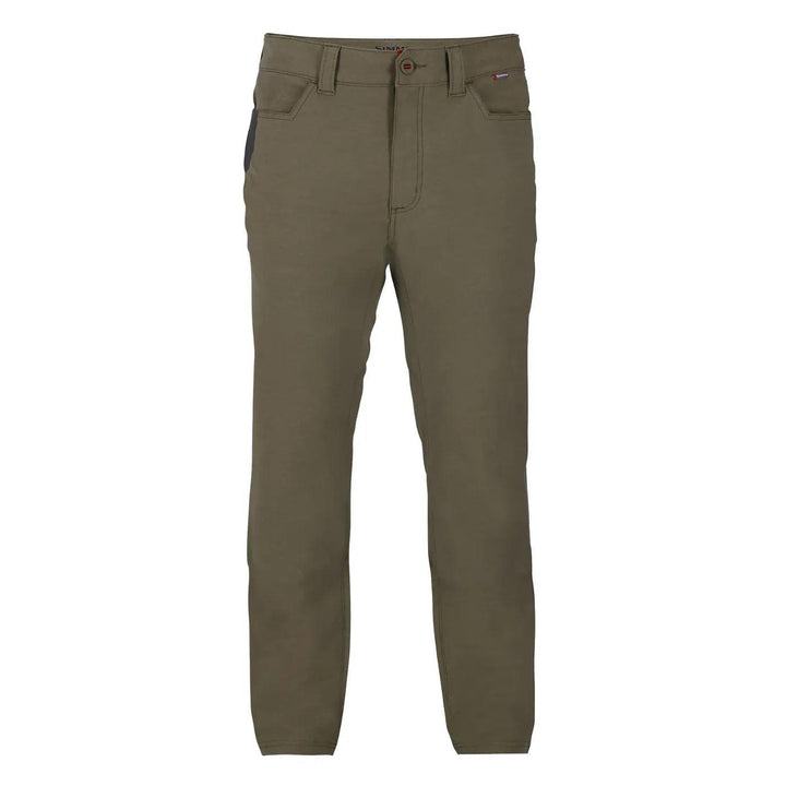 Simms Challenger Pant in Dark Stone, front view