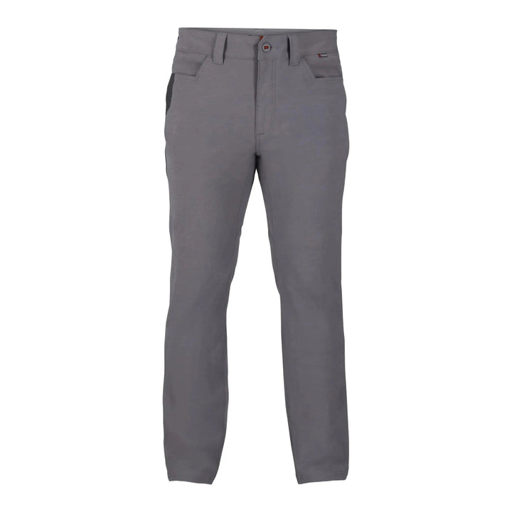 Simms Challenger Pant in Steel, front view