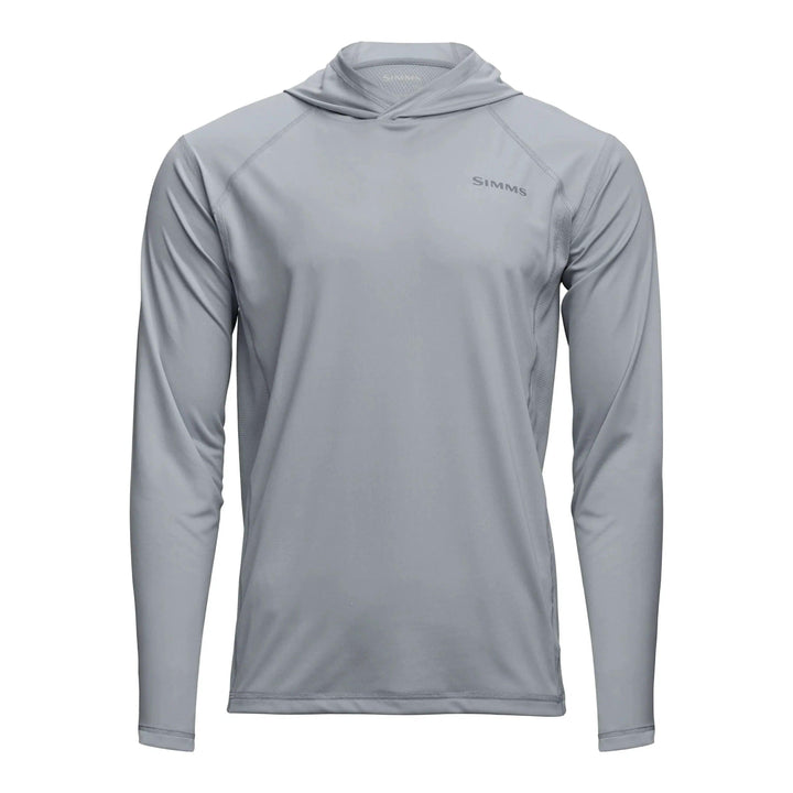 Simms Challenger Solar Hoody in Sterling, front view