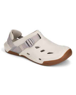Simms Drifter boat shoe in Tallow, three-quarter view