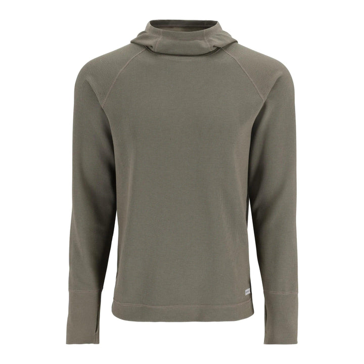 Simms Highline Hoody in Smokey Olive, front view