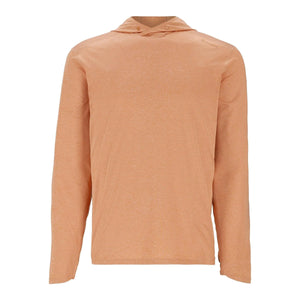 Simms SolarFlex Hoody in Orange Maple Heather, front view