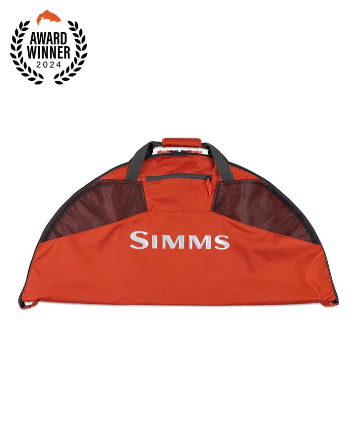Simms Taco Wader Bag in Simms Orange, closed