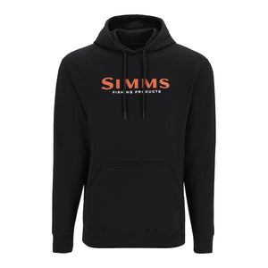 Simms Logo Hoody Black