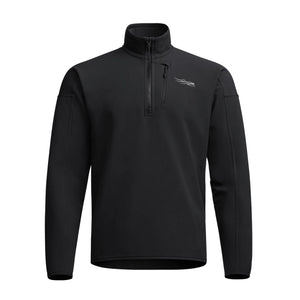 Sitka Alpha Fleece 1/4 Zip Pullover Black