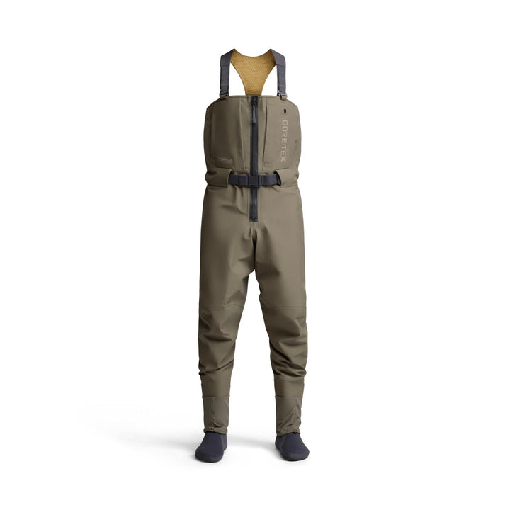 Sitka CrossCurrent Zip GTX Wader, front view