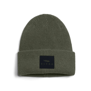 Sitka Double Cuff Acrylic Knit Beanie Cypress Green