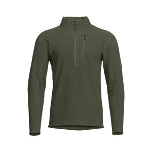 Sitka Snowcrest Half-Zip Fleece Pullover Cypress Green Heather
