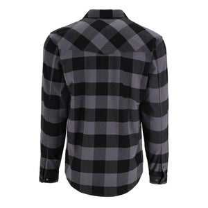 Simms M's Gallatin Flannel Slate Buffalo Plaid