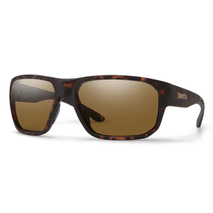 Smith Arvo sunglasses, Matte Tortoise frame, ChromaPop Polarized Brown lens, three-quarter view