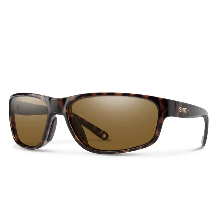 Smith Redding 2 sunglasses, Tortoise frame, ChromaPop Glass Polarized Brown lens, three-quarter view
