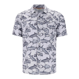 Simms Challenger Short Sleeve Shirt Saltwater Sterling