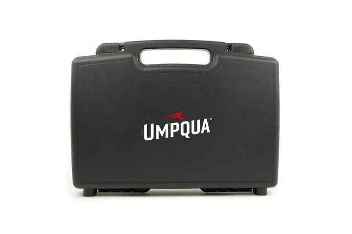 Umpqua Boat Box Magnum foam fly box, black, closed