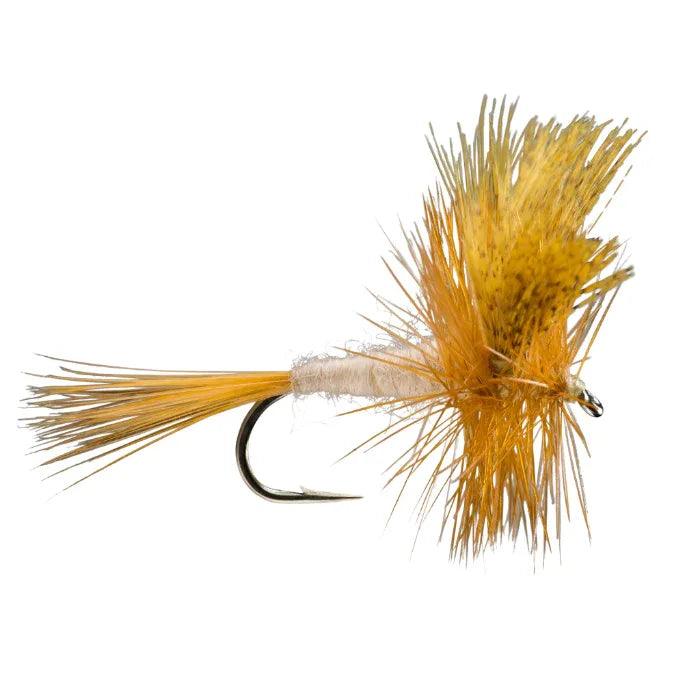 Umpqua Cahill Cream dry fly with pale body and wood duck wings