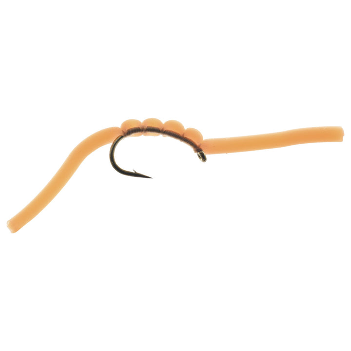 Umpqua Squirmy Wormie Tan fly with soft squirmy body