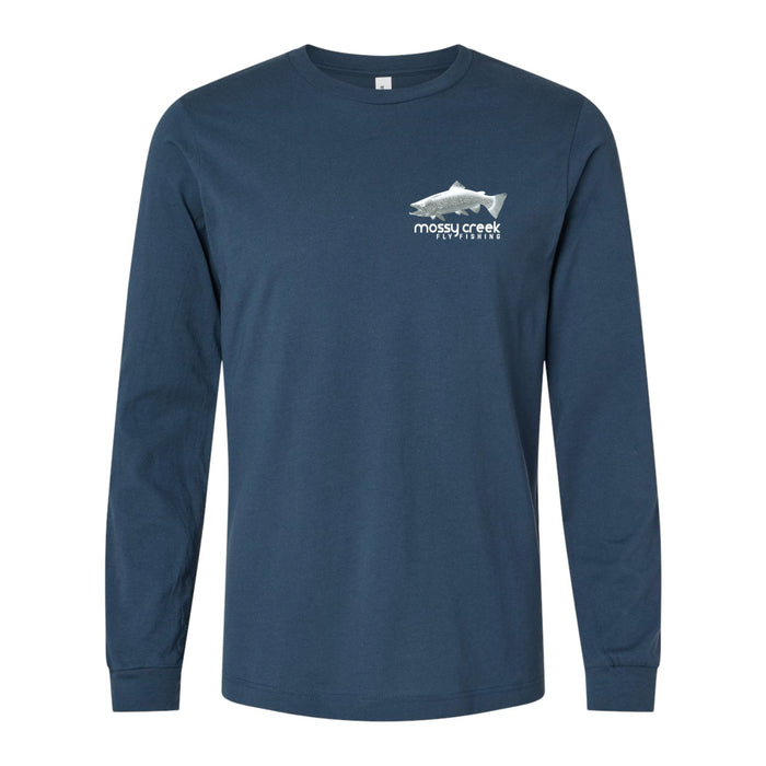 NEW Mossy Creek Long Sleeve Tee Vintage Navy