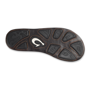 Olukai Mea Ola Men's Leather Beach Sandals Tan/ Dark Java - Mossy Creek Fly Fishing