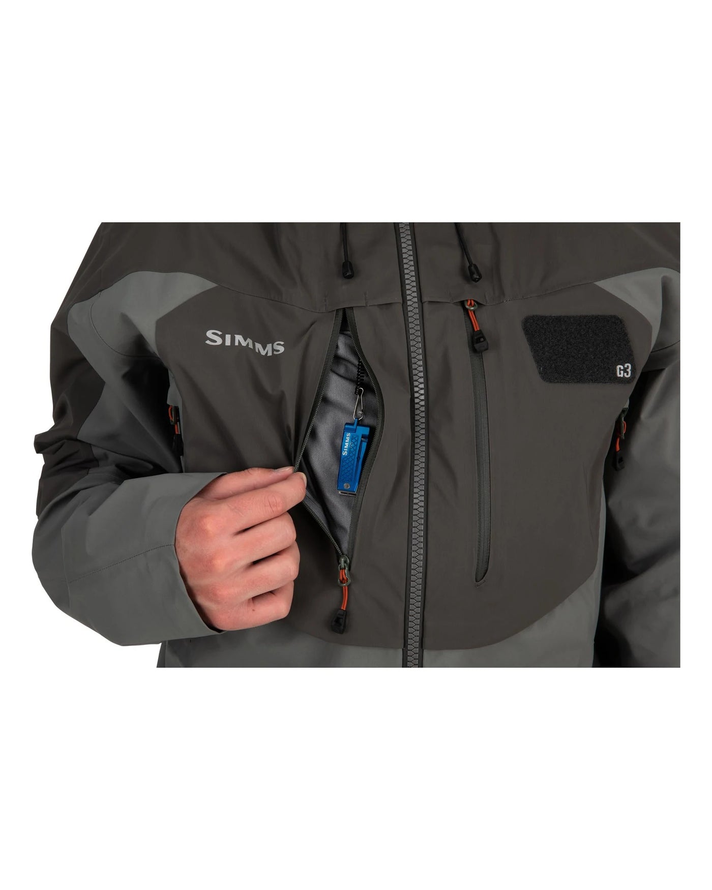 Item 842600 - Simms G3 guide jacket - Men's Rain Jackets - Siz