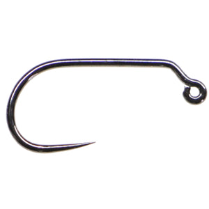 Fulling Mill Jig Force Black Nickel Barbless Hook 50pk - Mossy Creek Fly Fishing