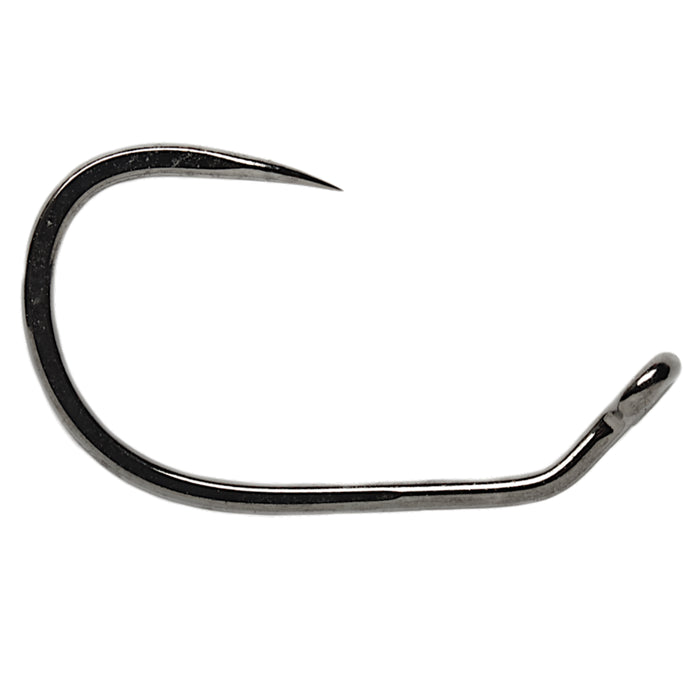 Fulling Mill Jig Force Short Black Nickel Barbless Hook 50pk