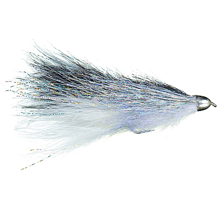 Coffey's Conehead Sparkle Minnow Smoke