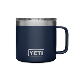 Yeti Rambler 14oz Mug Navy - Mossy Creek Fly Fishing