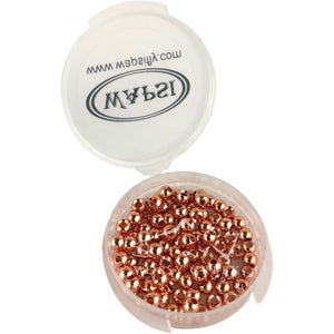 Brass Cyclops Bead Head Copper 100 Pack - Mossy Creek Fly Fishing