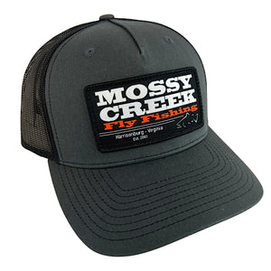 Mossy Creek Patch Trucker Charcoal Black - Mossy Creek Fly Fishing