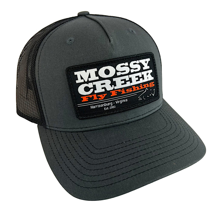 Mossy Creek Patch Trucker Charcoal Black