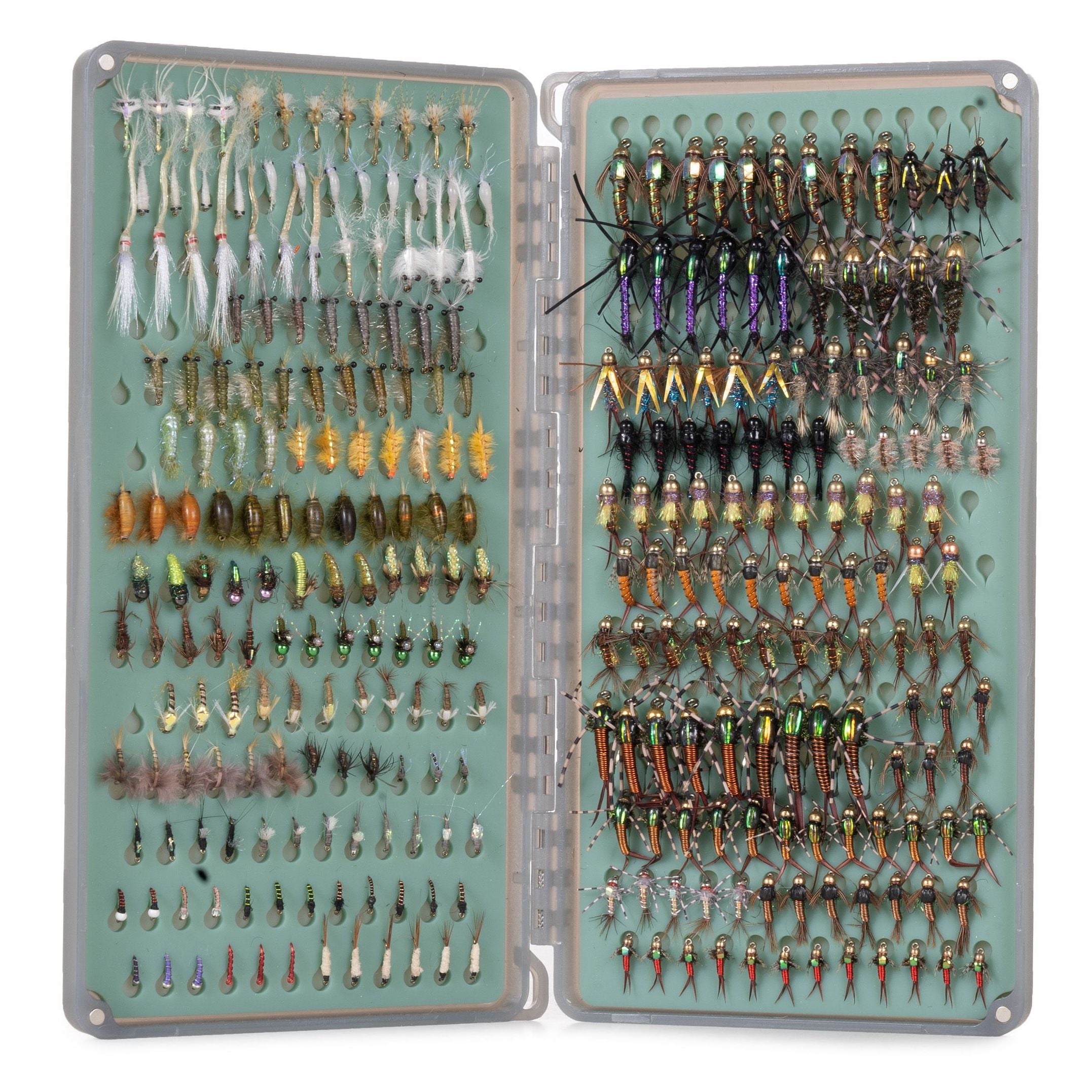 Jopwkuin Fly Box, Impact Resistance Small Fly Box Transparent for