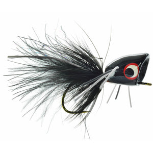 Umpqua Bass Popper Mr. Midnight - Mossy Creek Fly Fishing