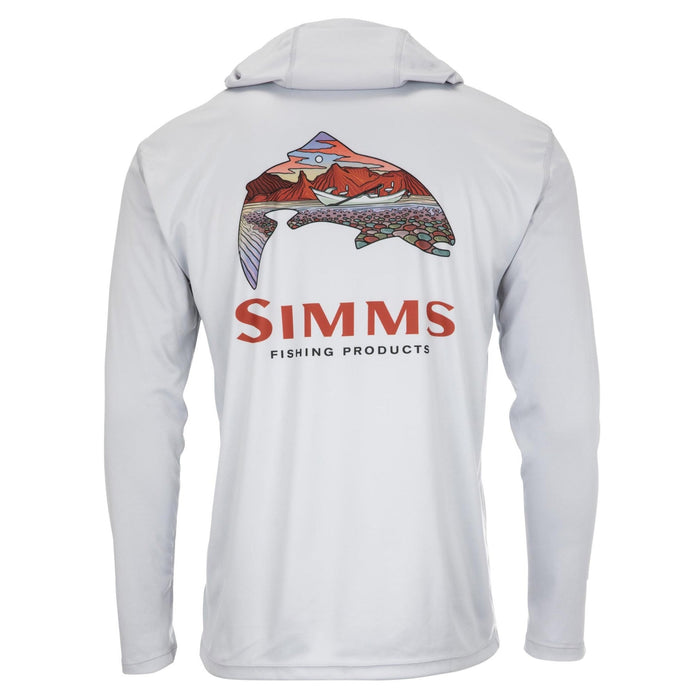 Simms Tech Hoody Artist Series Trout Sterling
