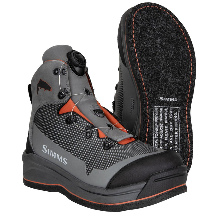 Simms Guide Boa Boot Felt Sole Size 9 & 10