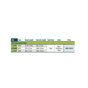 Rio Elite Smallmouth Bass Fly Line - Mossy Creek Fly Fishing