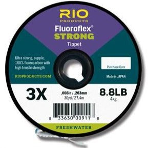 RIO Fluoroflex Strong Tippet 30yd Spool - Mossy Creek Fly Fishing