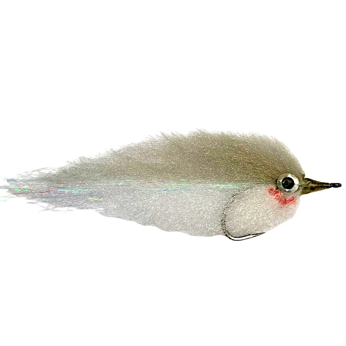 Bunker Fly Gray Over White