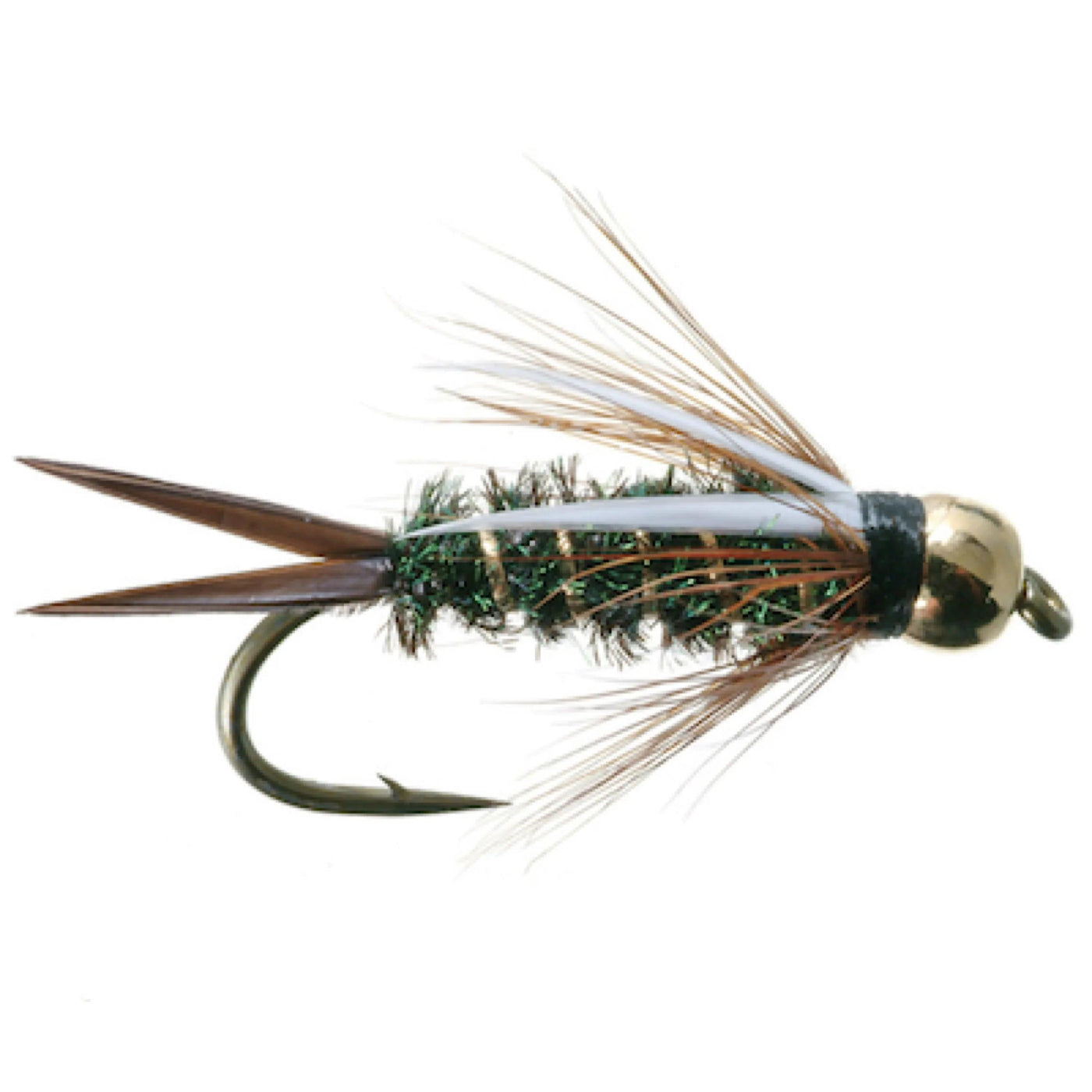 bead head fly fishing lures Prince EZEYEFLY FYG01 Pack Beadhead Stonefly Nymph - Black
