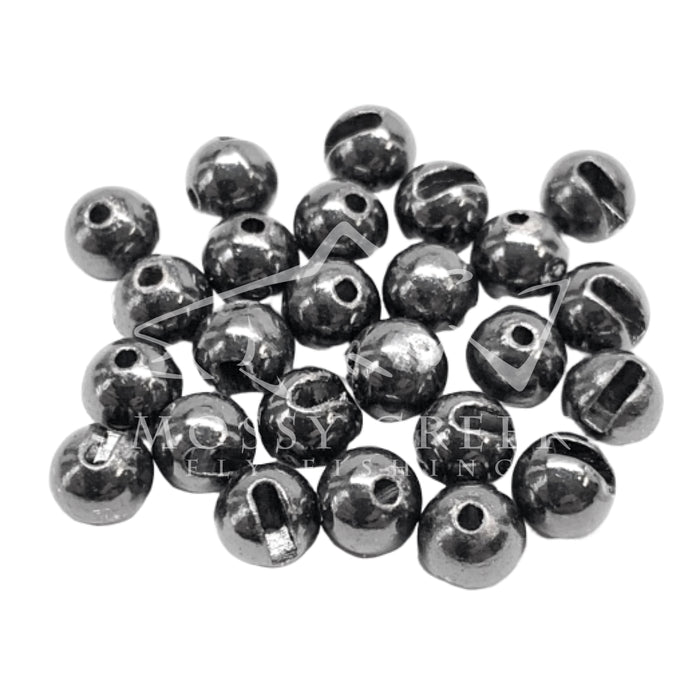 Slotted Tungsten Bead Black Nickel