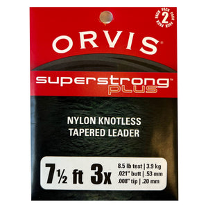 Orvis SuperStrong Plus Tapered Fly Fishing Leader 2PK (7.5 foot) - Mossy Creek Fly Fishing