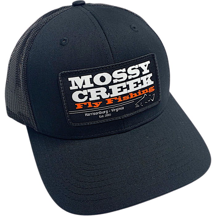 Mossy Creek Patch Trucker Black