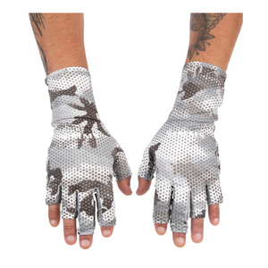 Simms Bugstopper Sunglove Hex Flo Camo Steel - Mossy Creek Fly Fishing